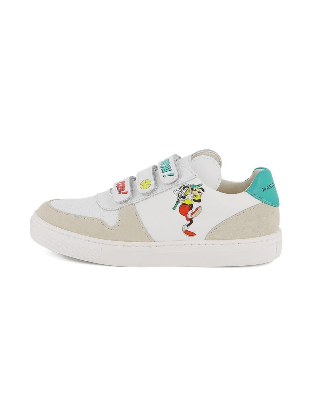Scarpe per bambino The Marc Jacobs Kids bianche con dettaglio logo - Rubino Kids
