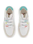 Scarpe per bambino The Marc Jacobs Kids bianche con dettaglio logo - Rubino Kids