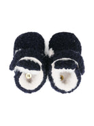 Scarpe primi passi per neonata Douuod Kids blu con tessuto testurizzato - Rubino Kids