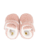 Scarpe primi passi per neonata Douuod Kids rosa con tessuto testurizzato - Rubino Kids