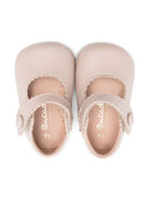 Scarpe primi passi per neonata Eli1957 beige con soletta in pelle con logo - Rubino Kids