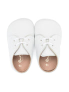 Scarpe primi passi per neonata Eli1957 bianco con soletta in pelle con logo - Rubino Kids