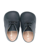 Scarpe primi passi per neonata Eli1957 blu con soletta in pelle con logo - Rubino Kids