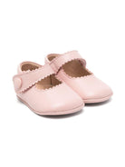 Scarpe primi passi per neonata Eli1957 rosa con soletta in pelle con logo - Rubino Kids