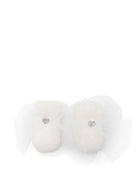 Scarpe primi passi per neonata Monnalisa bianco con fiocco - Rubino Kids