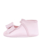 Scarpe primi passi per neonata Monnalisa rosa con dettaglio fiocco - Rubino Kids