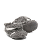 Scarpe primi passi per neonati Douuod Kids grigie con cinturini incrociati - Rubino Kids