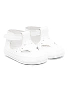 Scarpe primi passi per neonato Douuod Kids bianco in pelle - Rubino Kids