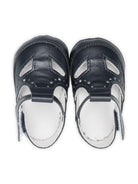 Scarpe primi passi per neonato Douuod Kids blu in pelle - Rubino Kids