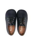 Scarpe primi passi per neonato Eli1957 blu con lacci - Rubino Kids