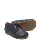 Scarpe primi passi per neonato Eli1957 blu con lacci - Rubino Kids