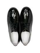 Scarpe stringate per bambino Colorichiari nero con finitura verniciata - Rubino Kids