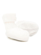 Scarpette prima passi per neonati Tartine Et Chocolat bianche con punta tonda - Rubino Kids