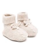 Scarpette primi passi per neonati Tartine Et Chocolat beige con decorazione fiocco - Rubino Kids
