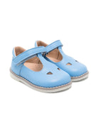 Scarpine per bambino Eli1957 azzurro con chiusura laterale a strappo - Rubino Kids