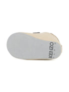 Scarpine primi passi per neonata Kenzo Kids beige con ricamo Boke Flower - Rubino Kids