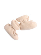 Scarpine primi passi per neonati Paz Rodriguez beige con chiusura con lacci - Rubino Kids