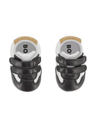 Scarpine primi passi per neonato Boss Kids bianche e nere con design a inserti - Rubino Kids