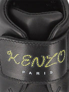 Scarpine primi passi per neonato Kenzo Kids nere con dettaglio coda - Rubino Kids