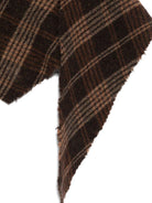 Sciarpa per bambina Album di Famiglia Kids marrone con motivo scozzese - Rubino Kids