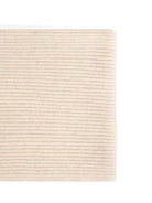 Sciarpa per bambina Bonpoint beige a coste - Rubino Kids