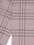 Sciarpa per bambina Burberry Kids rosa con frange - Rubino Kids