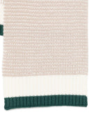 Sciarpa per bambino Emporio Armani Kids beige con pannelli a coste - Rubino Kids