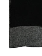 Sciarpa per bambino John Richmond Junior nero con logo a intarsio - Rubino Kids