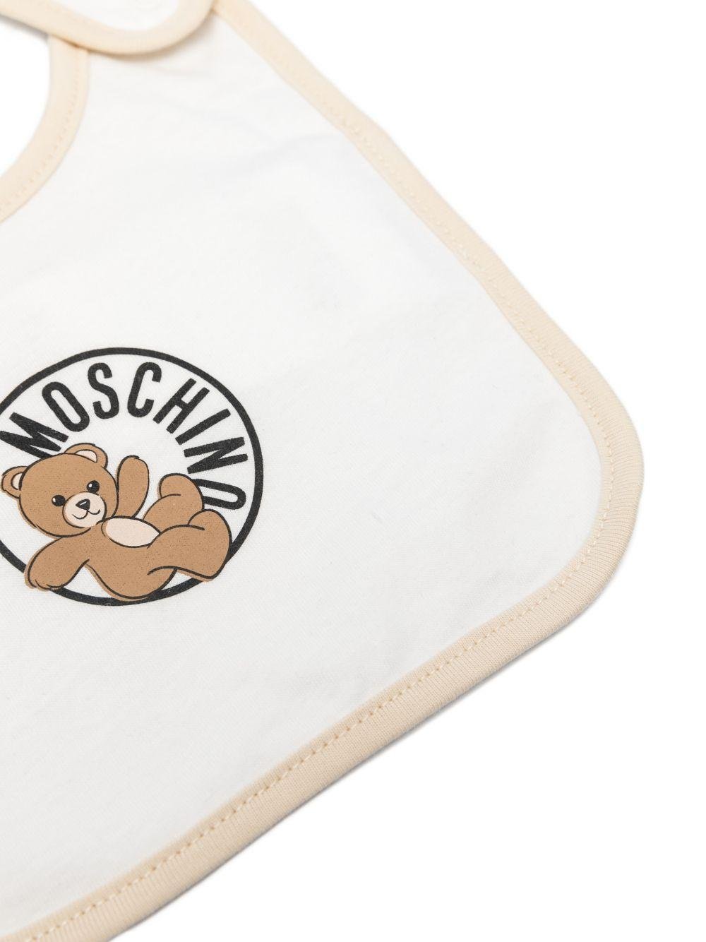 Set 2 pezzi Moschino Kids beige con stampa Teddy bear - Rubino Kids