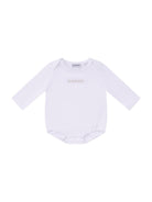 Set abito e body per neonata Burberry Kids beige con motivo a quadri - Rubino Kids