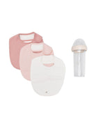 Set bavaglini biberon e coperta per neonata Bonpoint multicolore con design a portafoglio - Rubino Kids