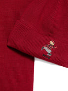Set berretto e sciarpa per bambino Polo Ralph Lauren Kids rosso con ricamo Polo Bear - Rubino Kids