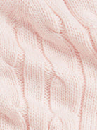 Set berretto e stivali per neonata Polo Ralph Lauren Kids rosa con maglia intrecciata - Rubino Kids