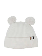 Set berretto e stivali per neonato Boss Kids bianco con dettaglio pompon - Rubino Kids