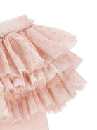 Set body e pantaloni per neonata Monnalisa rosa con fiocco - Rubino Kids