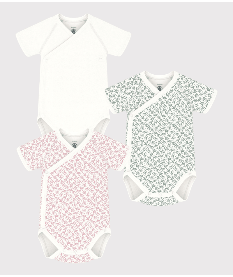 Set body per neonati Petit Bateau multicolore con fantasia all - over - Rubino Kids