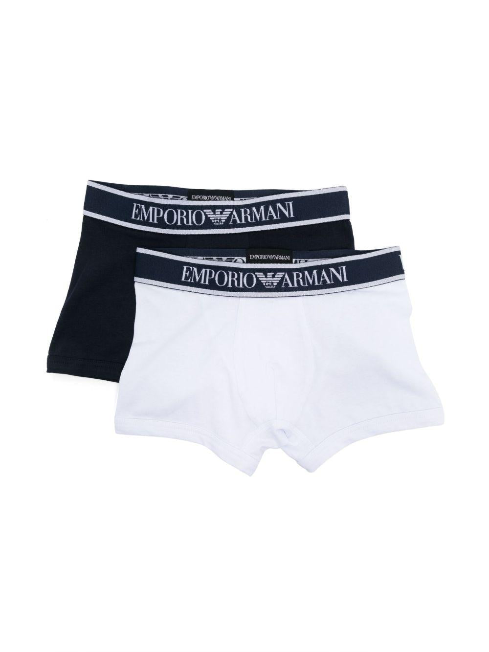 Set Boxer per bambino Emporio Armani Kids multicolor elasticizzato - Rubino Kids