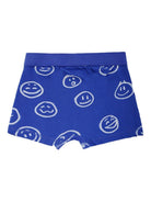 Set boxer per bambino Molo blu Justin con stampa smiley e vita elasticizzata con logo - Rubino Kids