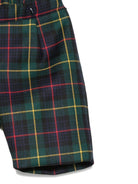 Set camicia con shorts per neonato Mariella Ferrari verde a quadri - Rubino Kids