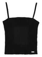 Set camicia crop e top per bambina Monnalisa bianca con colletto classico - Rubino Kids