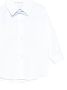 Set camicia e salopette per neonato Colorichiari azzurro con bretelle - Rubino Kids