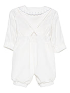 Set camicia e shorts per neonata La Stupenderia bianca con colletto smerlato - Rubino Kids