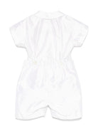 Set camicia e shorts per neonati Mariella Ferrari bianco in seta - Rubino Kids