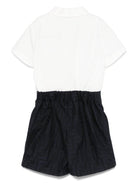 Set camicia e shorts per neonato Fendi Kids bianco a maniche corte - Rubino Kids