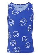 Set canotte per bambino Molo blu Jayden con motivo smiley - Rubino Kids
