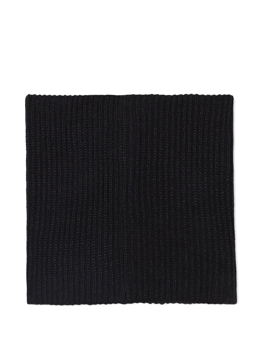 Set cappello e sciarpa per bambini Karl Lagerfeld neri con motivo con gatto - Rubino Kids