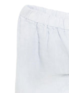 Set con shorts per neonato Il Gufo grigio in lino - Rubino Kids