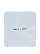 Set coperta e cappellino per neonato Givenchy Kids azzurro con stampa del logo - Rubino Kids