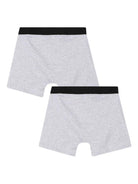 Set di 2 boxer Boss Kids grigi con stampa - Rubino Kids