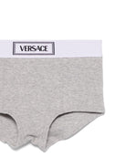 Set di 2 boxer per bambino Versace Kids bianco e grigio con banda logo - Rubino Kids